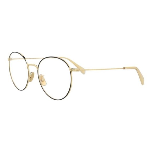 Celine Mens Round/Oval Gold Gold Transparent Fashion Designer Eyewear - Picture 1 of 4